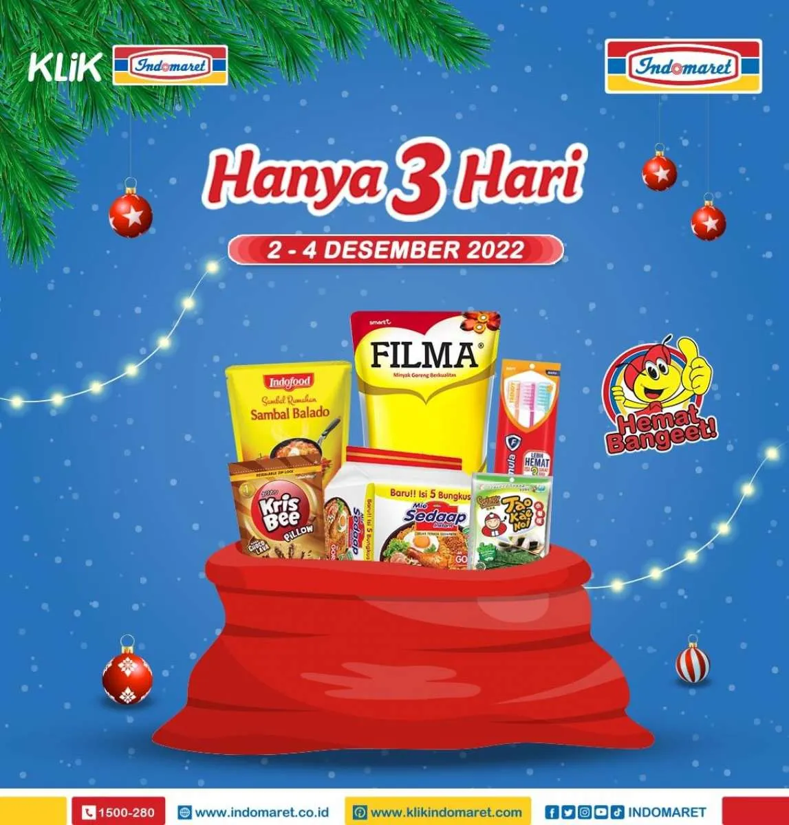 Katalog Promo Indomaret Hanya 3 Hari Periode 2-4 Desember 2022