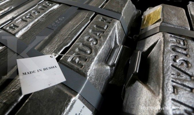 Akhir tahun harga aluminium bisa capai US$ 2.250