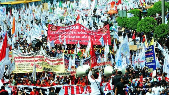 Demo di Istana bubar, lalu lintas dibuka