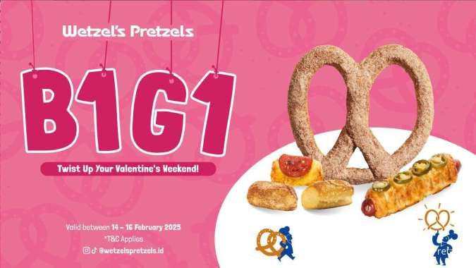 Wetzel's Pretzels Hadirkan Menu Rayakan Hari Kasih Sayang