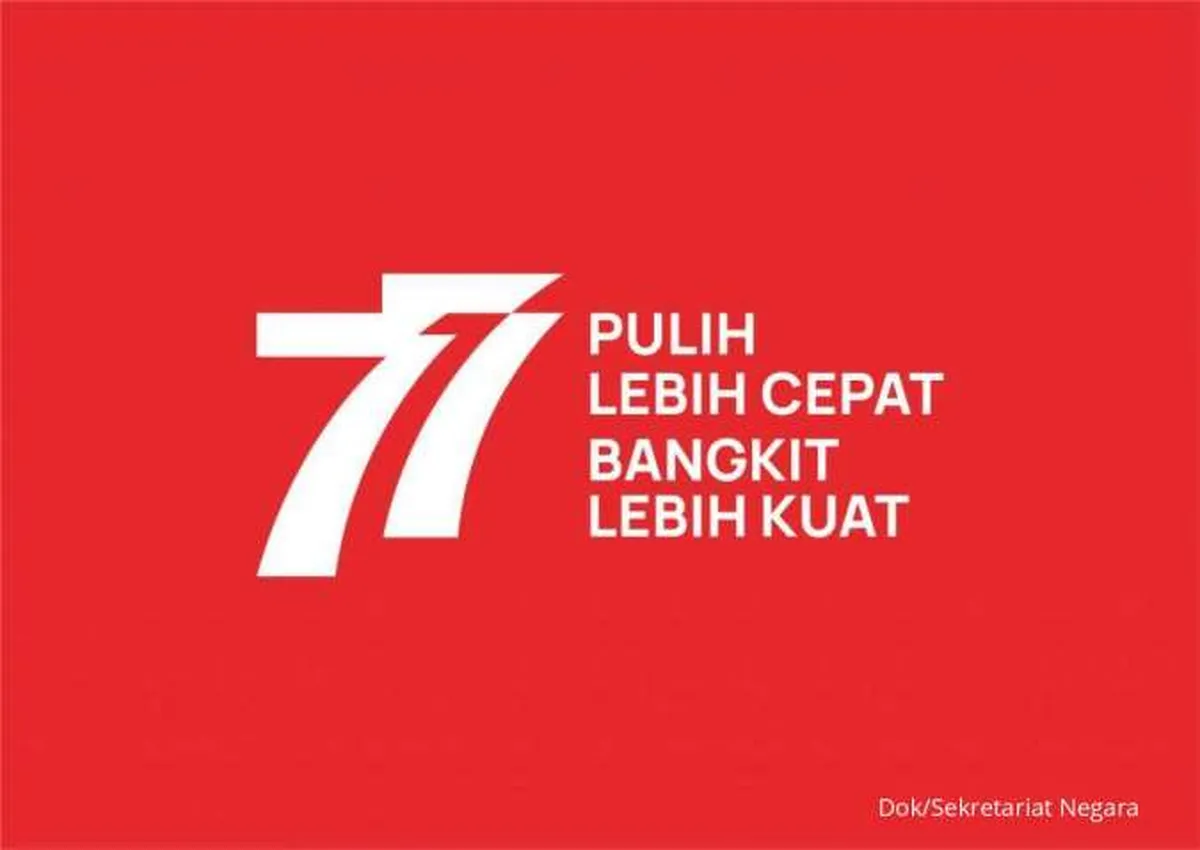 Logo HUT RI Ke-77, Ini Makna Visualisasi dan Filosofinya
