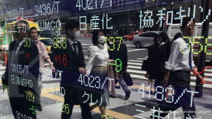 Bursa Jepang reli menuju overheating