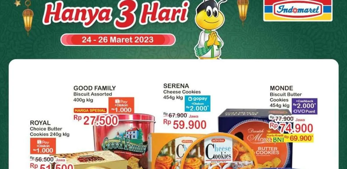 Katalog Promo JSM Indomaret Terbaru 25 Maret 2023, Potongan Harga di Akhir Pekan