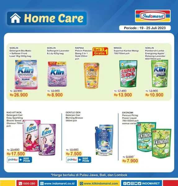 Katalog Harga Promo Indomaret 19-25 Juli 2023, Super Hemat Mingguan Terbaru