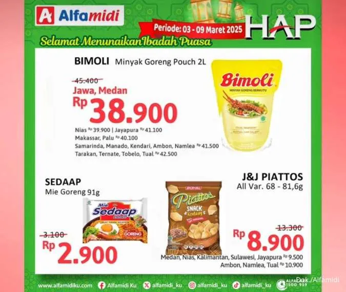 Promo Alfamidi Hemat Satu Pekan Periode 3-9 Maret 2025