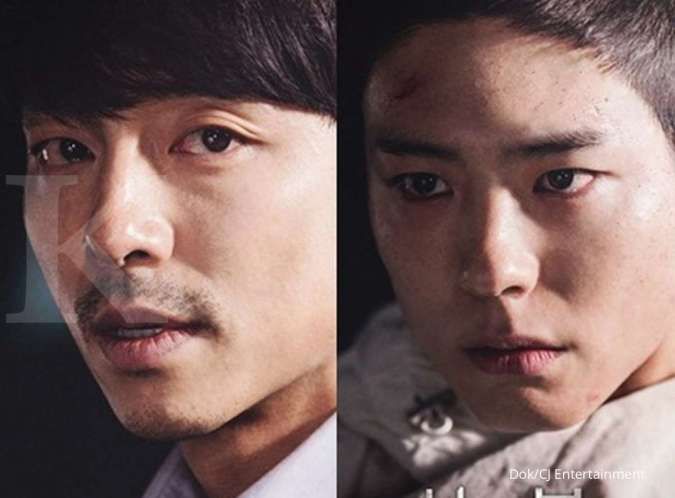 Gong Yoo dan Park Bo Gum di poster karakter film Korea terbaru Seo Bok.