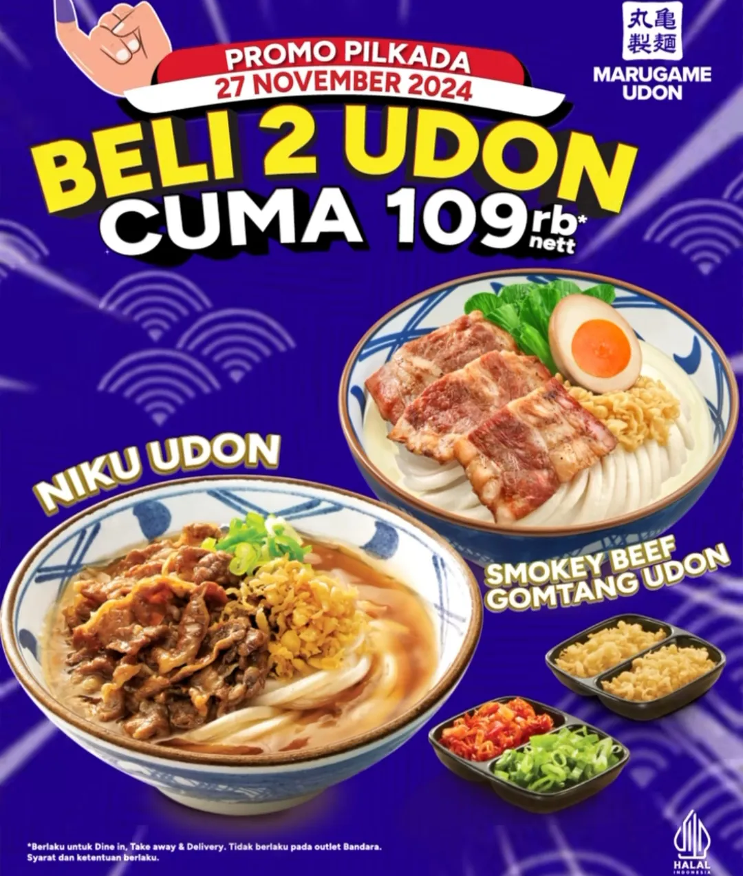 Promo Pilkada di marugame udon