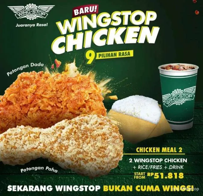 Promo menu baru Wingstop Chicken