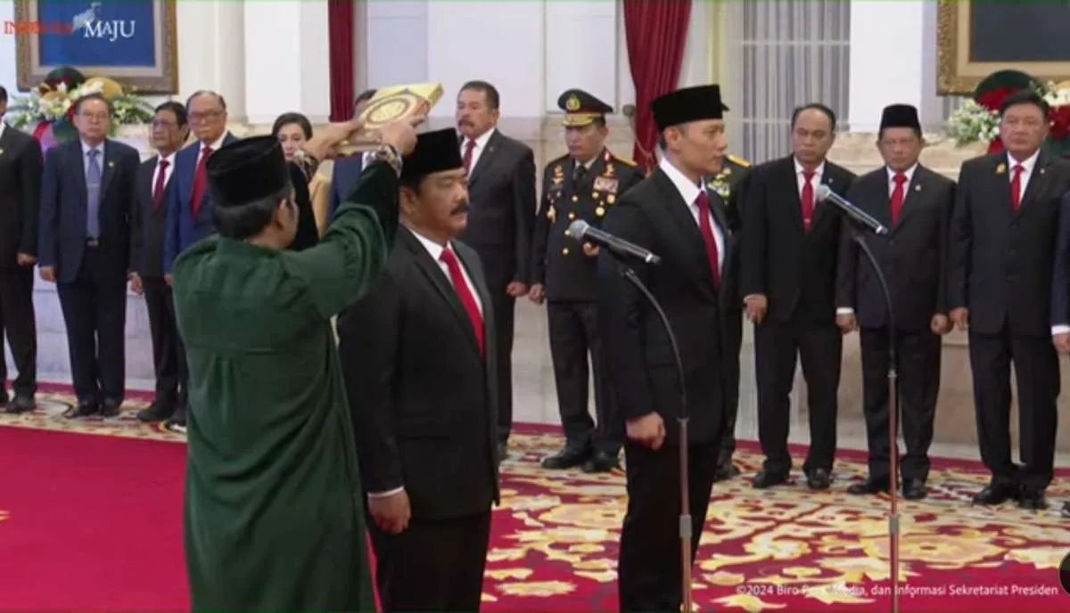 Ini Pesan Presiden Jokowi Kepada Hadi Tjahjanto dan AHY