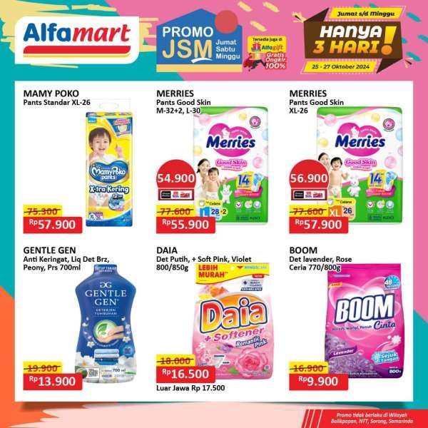 Promo JSM Alfamart 25-27 Oktober 2024