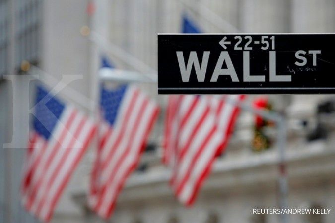 Fed dan geopolitik bikin Wall Street tak berdaya