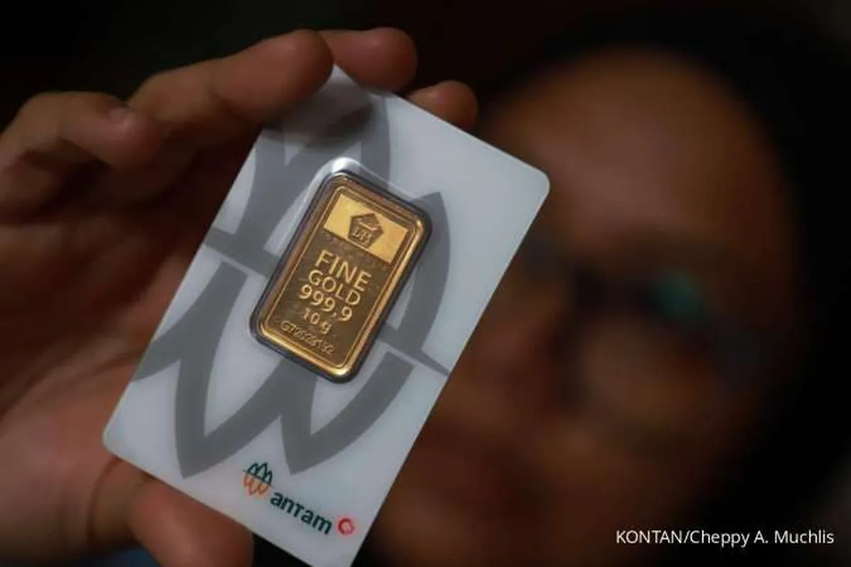 Harga Emas Antam Melonjak Rp 50.000 Jadi Rp 3.135.000 per Gram, Senin (2/3/2026)