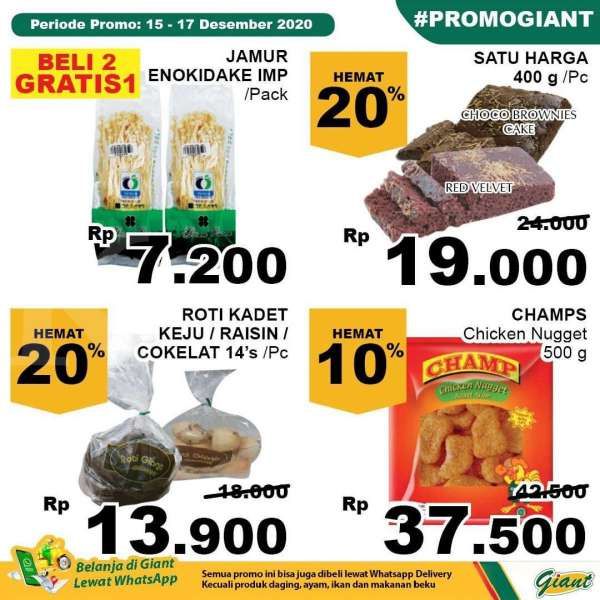 Promo Giant weekday 15-17 Desember 2020 