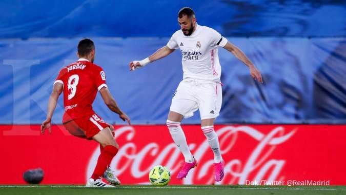 Hasil laga Real Madrid vs Sevilla di La Liga Spanyol