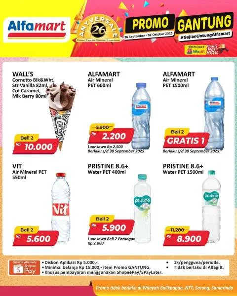 Promo Alfamart Gantung Periode 26 September-2 Oktober 2025