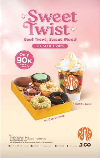Promo JCO Sweet Twist 20-31 Oktober 2025