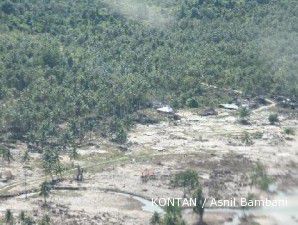 Hingga pagi ini, korban meninggal di Mentawai 394 orang