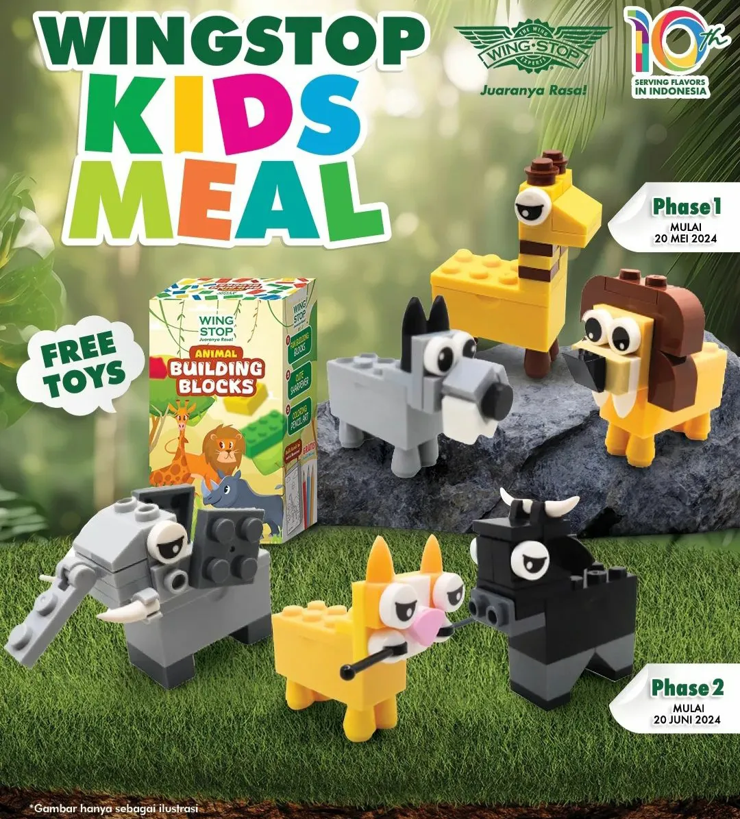 Promo 6.6 Wingstop edisi Juni 2024: Wingstop Kids Meal