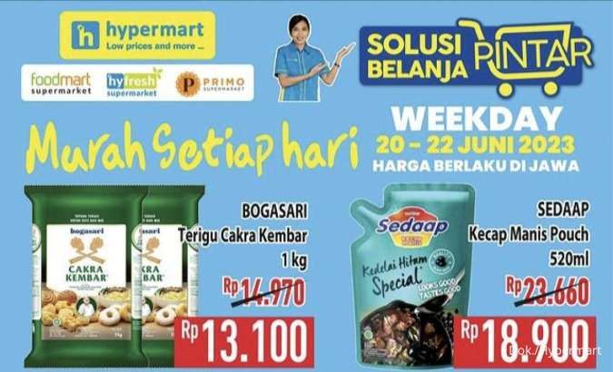 Promo Hypermart Weekday 20-22 Juni 2023, Harga Ekonomis untuk Aneka Bahan Makanan