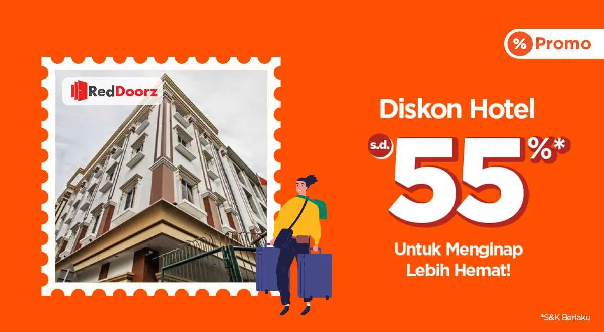 Promo RedDoorz di PegiPegi sampai 8 Desember 2022, Dapatkan Diskon Hotel hingga 55%