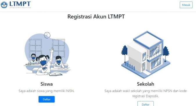 registrasi akun LTMPT