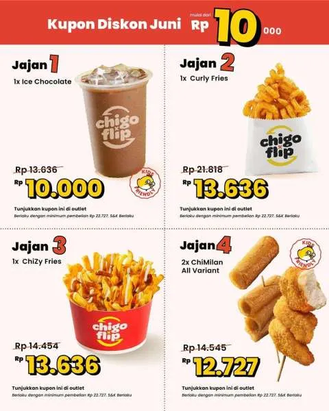 Promo Chigo Kupon Diskon Jajan