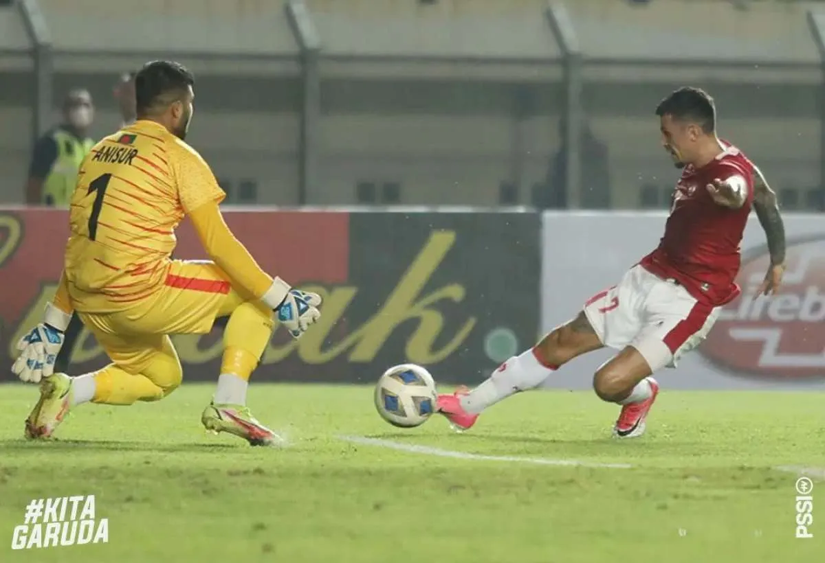 Timnas Indonesia Vs Bangladesh Masih Imbang di Babak Pertama