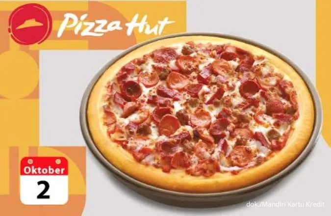 Promo Pizza Hut Spesial HUT Mandiri ke 25