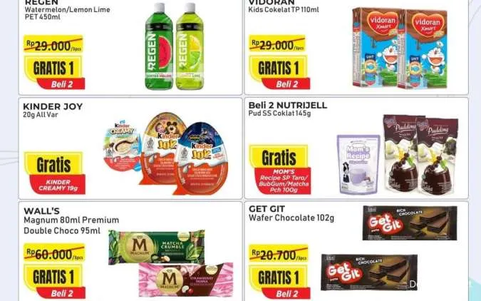 Promo Alfamart Serba Gratis Periode 16-31 Juli 2025, Kinder Joy Beli 1 Gratis 1