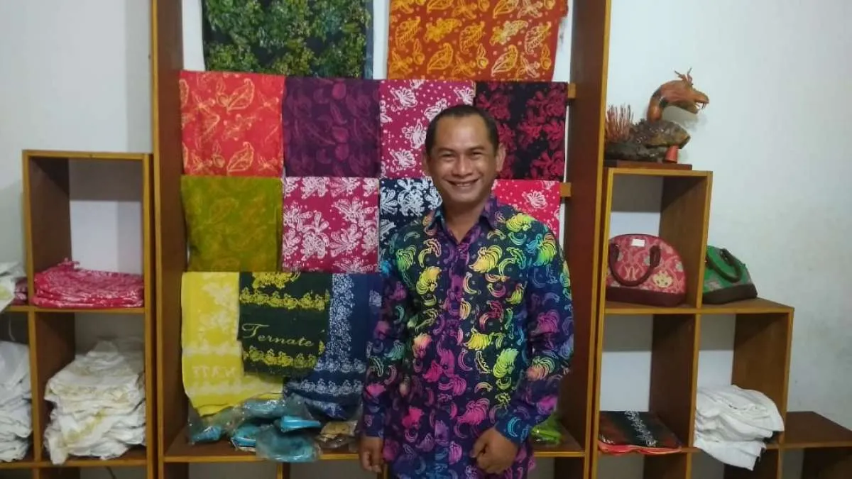 Curhatan pengrajin batik Ternate yang merasakan pukulan pandemi Covid-19