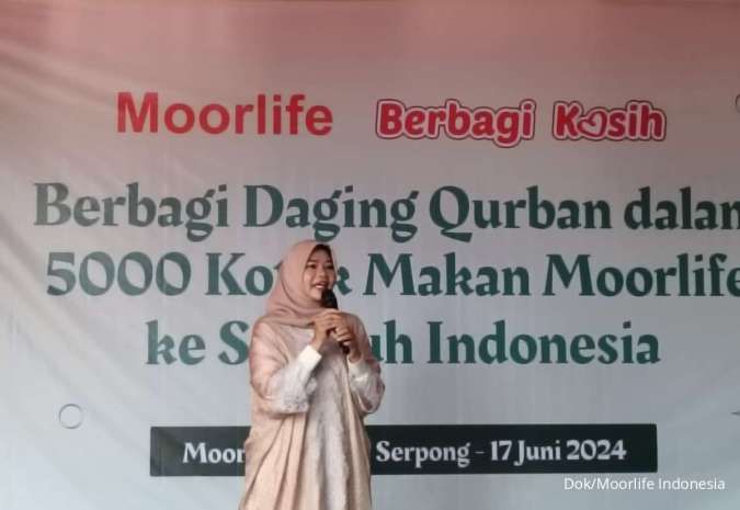 Moorlife Bagikan 5000 Daging Kurban dalam Kotak Makan untuk Indonesia Lebih Sehat