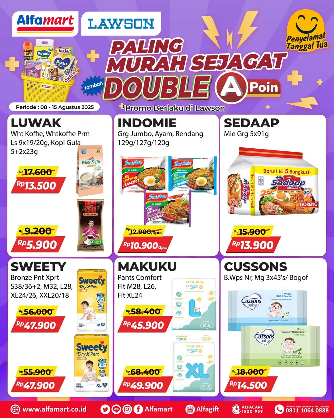 Promo Alfamart Paling Murah Sejagat Periode 8-15 Agustus 2025