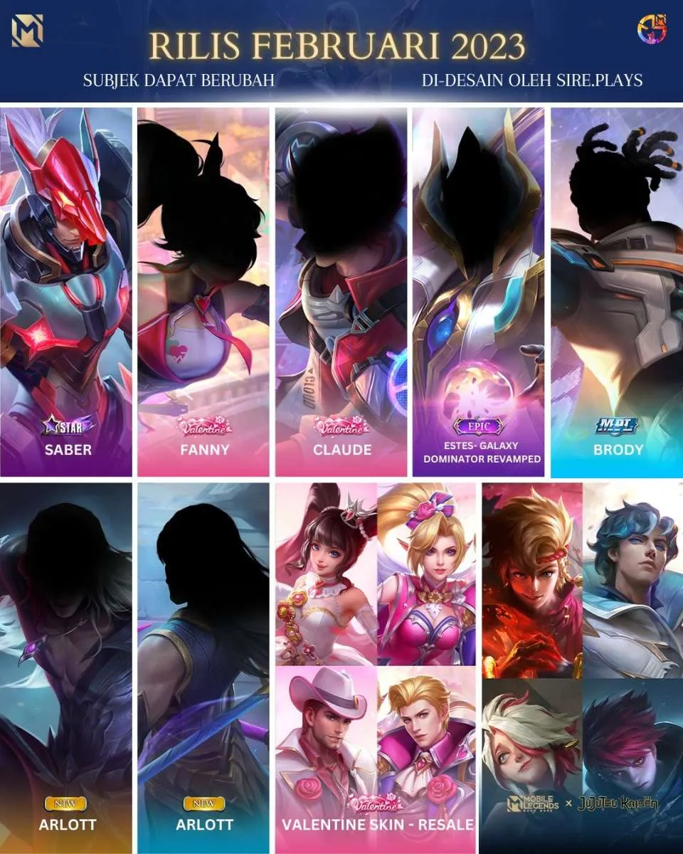 Menanti Skin Terbaru Rilis, Kolaborasi MLBB X Jujutsu Kaisen Resmi Diumumkan! 