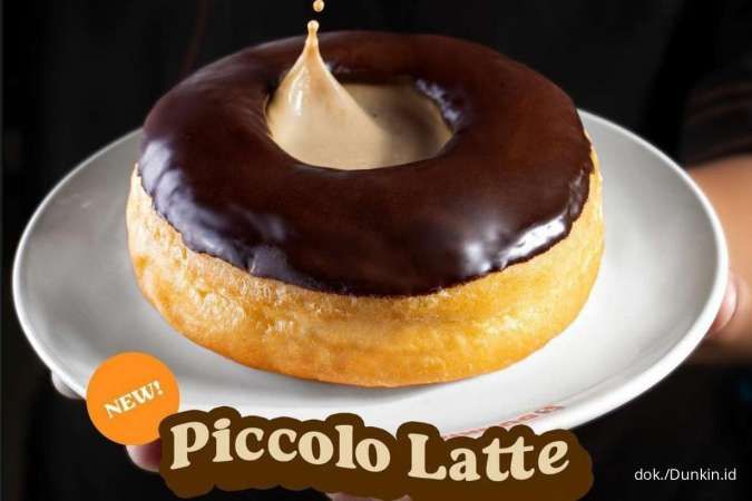Menu Hits Terbaru Piccolo Latte Ala Dunkin, Tuang Kopi ke Dalam Donut Sekali Hap