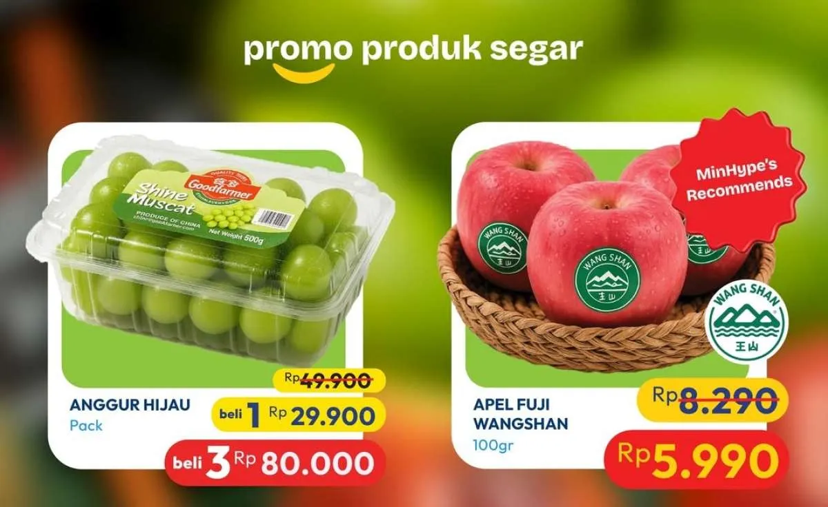 Promo JSM Hypermart 21-24 November 2025, Anggur Hijau Beli 3 Lebih Hemat