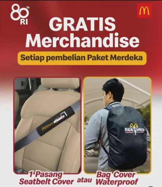 Promo McD Paket Merdeka Free Merchandise Diperpanjang