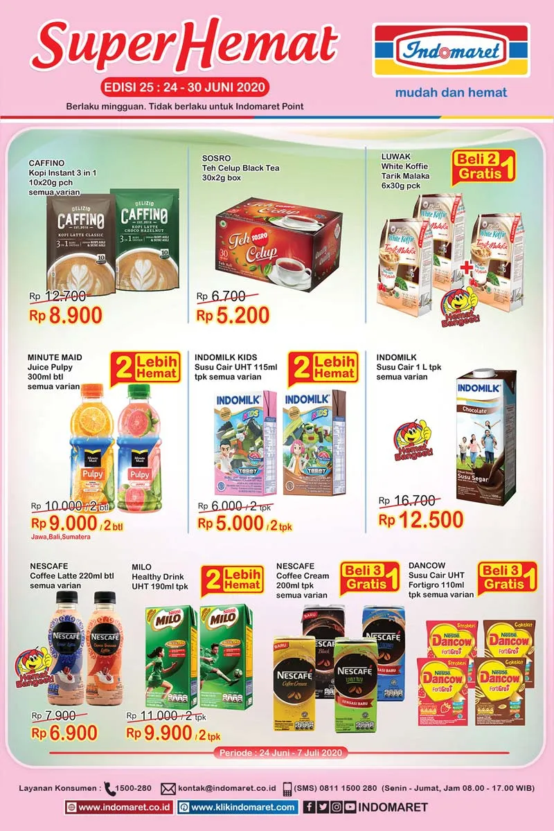 Promo Indomaret terbaru banyak diskonan, 24-30 Juni 2020!