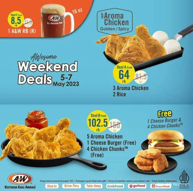 Promo AW Restoran Weekend Deals 