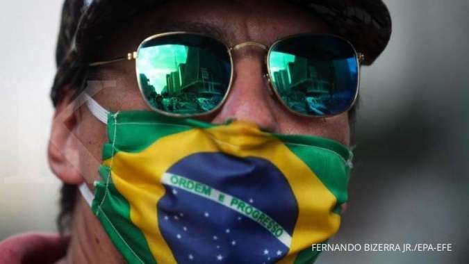 Mulai melambat, Brasil catatkan 51.194 kasus virus corona harian