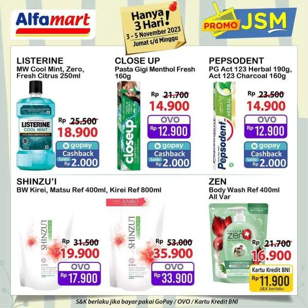 Katalog Promo JSM Alfamart Terbaru 3-5 November 2023, Promo Hanya 3 Hari!