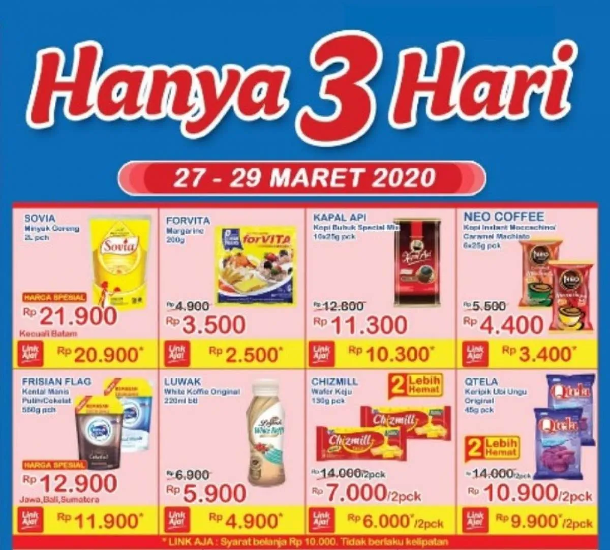 Promo Indomaret Hanya 3 Hari, terbaru! (27-29 Maret 2020)