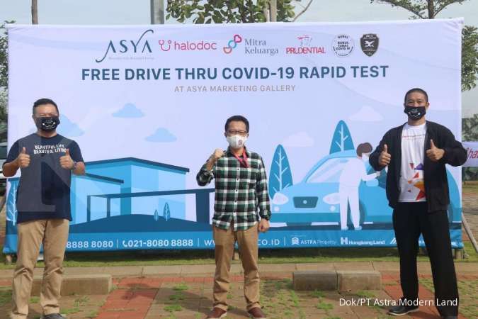Perumahan Asya Gandeng Halodoc, Prudential, dan RS Mitra Keluarga Kelapa Gading Berikan Rapid Test Gratis