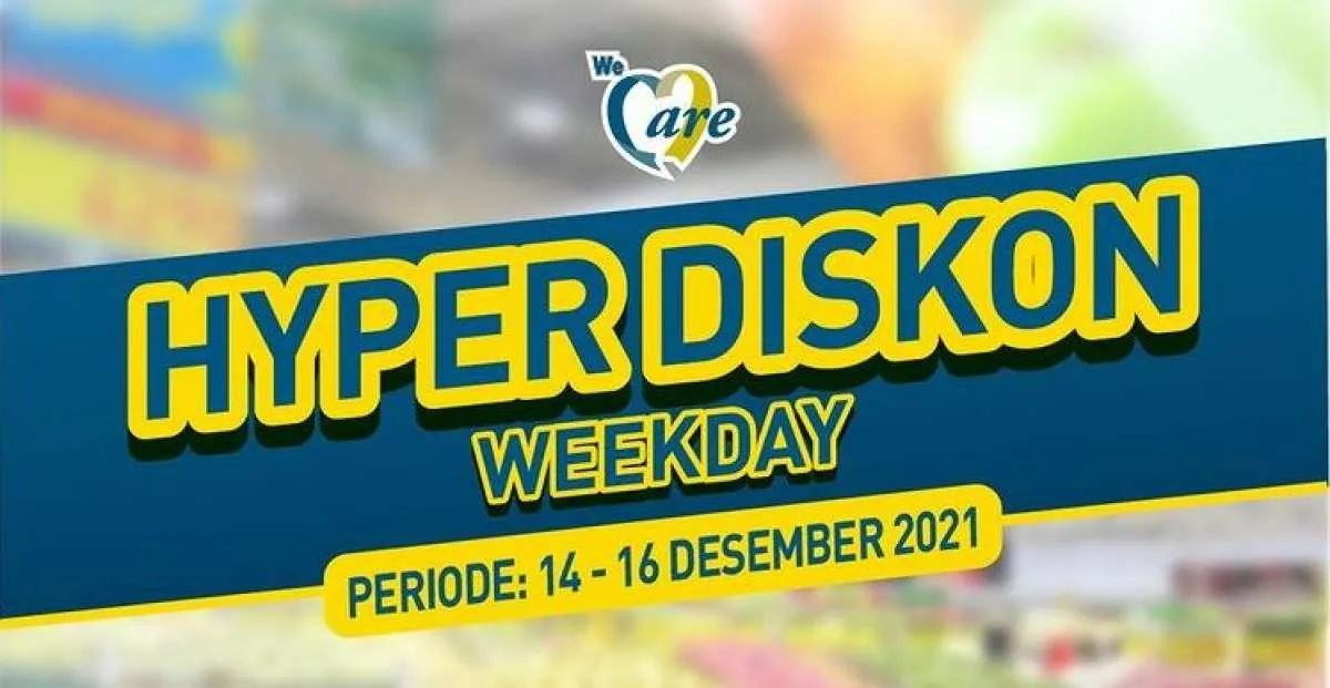 Promo Hypermart 14-16 Desember 2021, hyper diskon weekday terbaru di tengah bulan