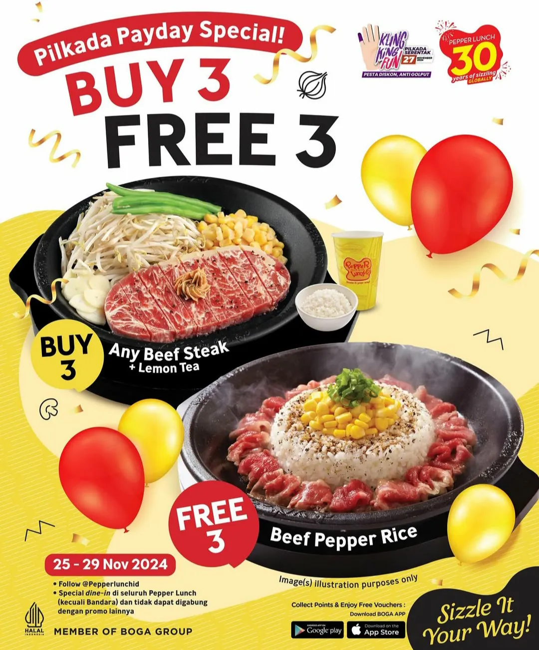 Promo pepper Lucnh pilkada