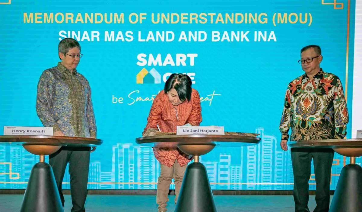Bank INA Gandeng Sinar Mas Land Beri Fasilitas KPR kepada Konsumen BSD City
