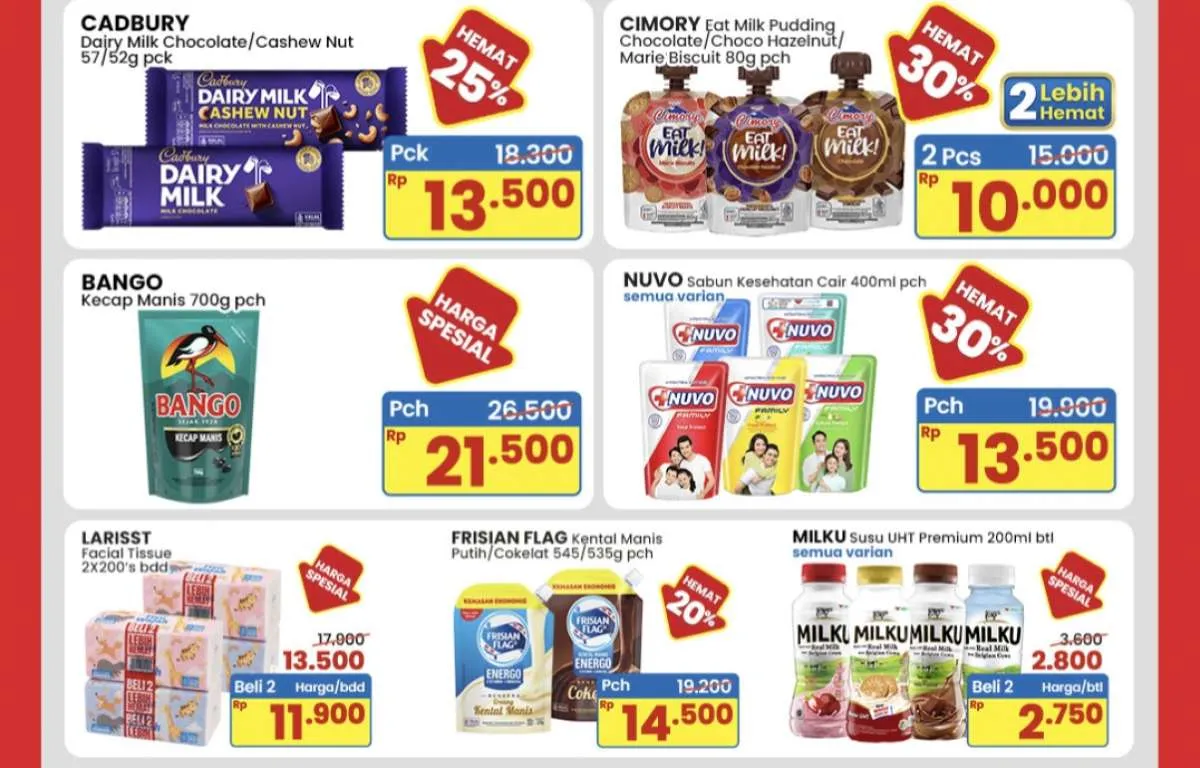 Promo JSM Indomaret Periode 16-18 Januari 2026, Cimory-Sunsilk Diskon 30%