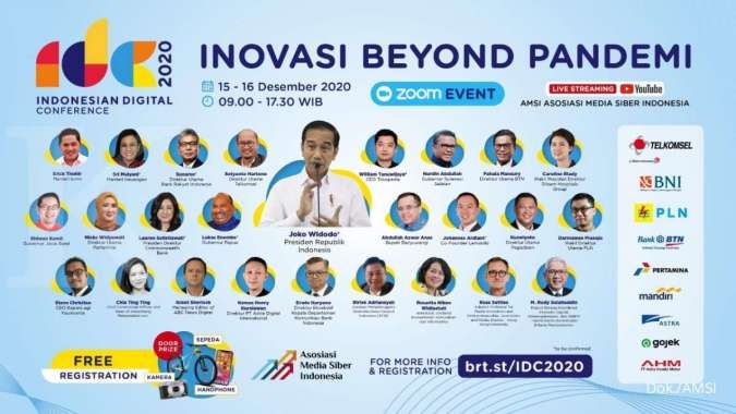 AMSI menggelar Indonesian Digital Conference (IDC) 2020: Inovasi Beyond Pandemi