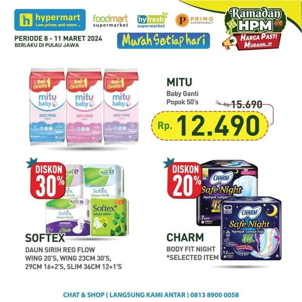 Promo JSM Hypermart Hyper Diskon Weekend Periode 8-11 Maret 2024