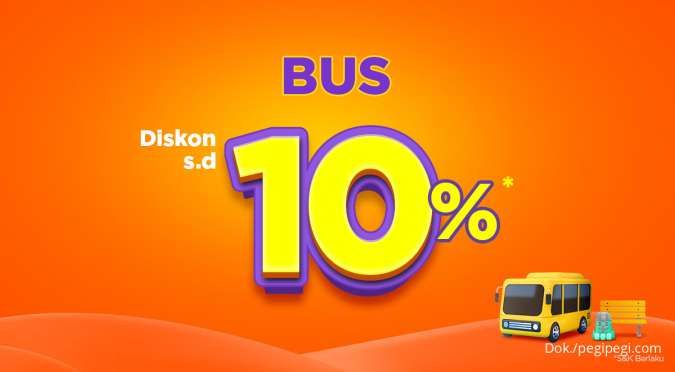 Promo PegiPegi Mei 2023, Diskon Tiket Bus & Travel hingga 10%