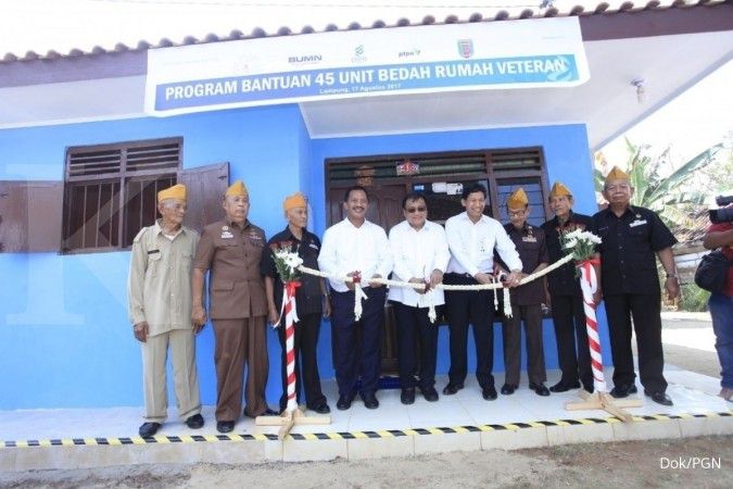 HUT RI, PGN renovasi 45 rumah veteran di Lampung